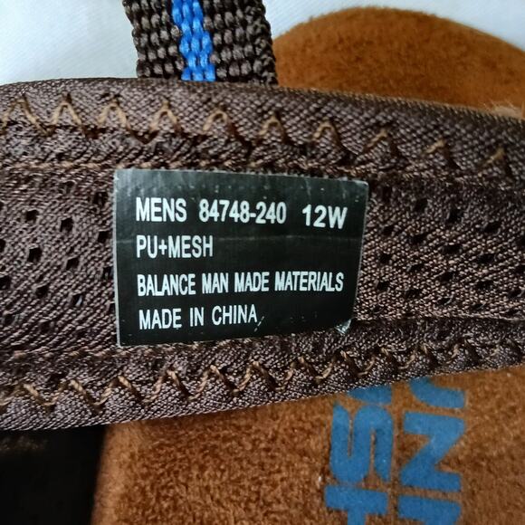 NUNN BUSH 12 WIDE Rio Grande Closed Toe Fisherman Men's casual sandal brown - Picture 5 of 12